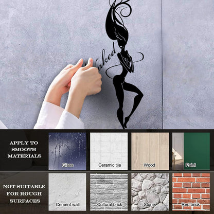 Mural And Wall Vinyl Decal Get Quote Appeal Girl Body Wall Beautification