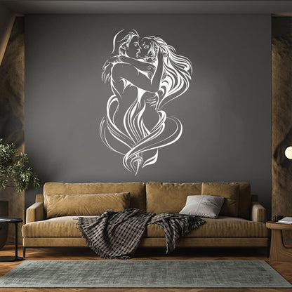 Wall Stickers Paster Paper Love Woman Man Passion Can Modify And Add Information