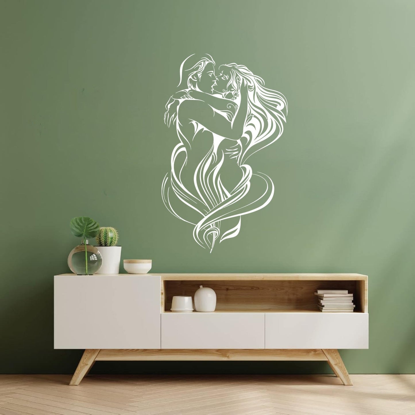Wall Stickers Paster Paper Love Woman Man Passion Can Modify And Add Information