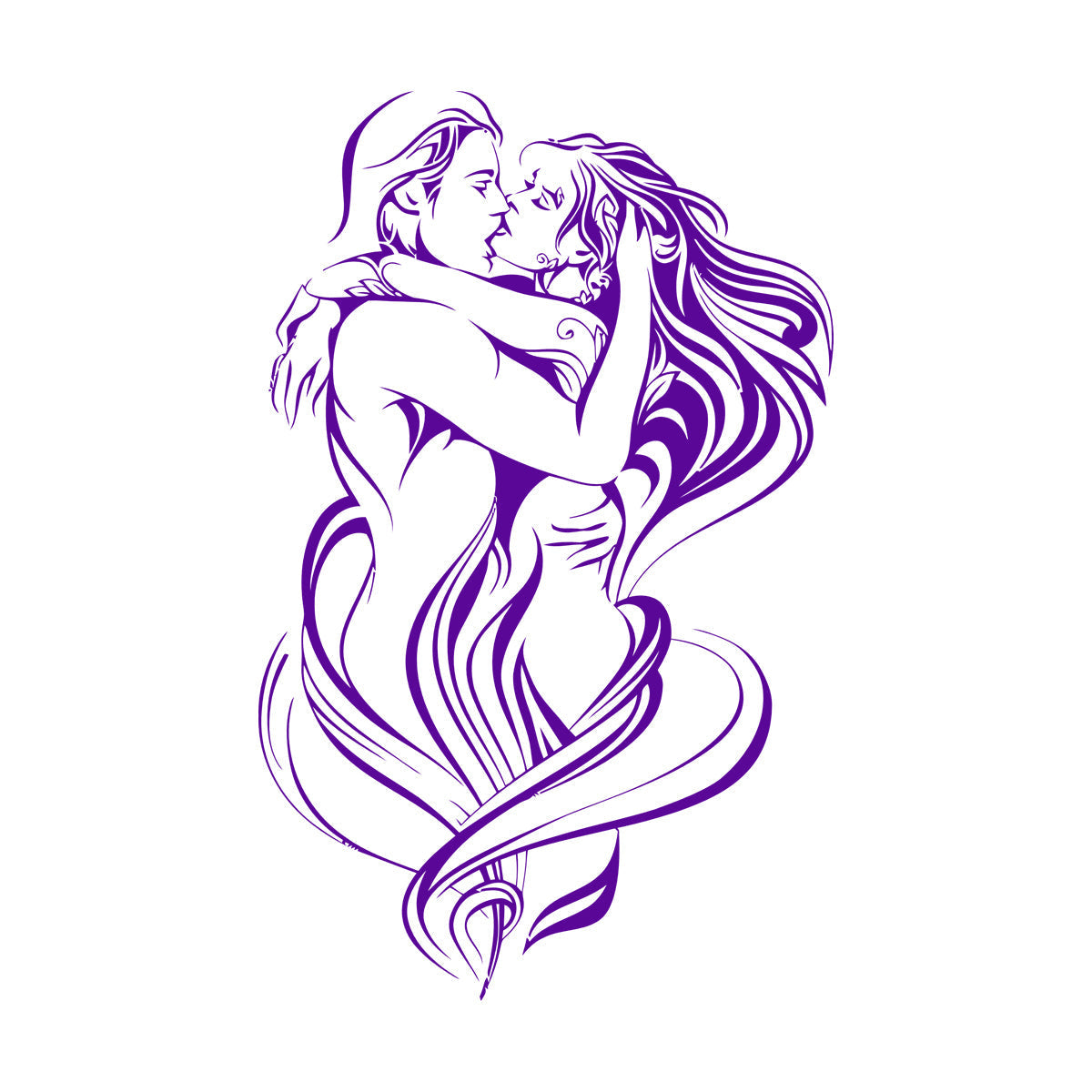 Wall Stickers Paster Paper Love Woman Man Passion Can Modify And Add Information