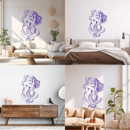 Wall Stickers Paster Paper Love Woman Man Passion Can Modify And Add Information