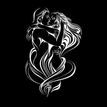 Wall Stickers Paster Paper Love Woman Man Passion Can Modify And Add Information