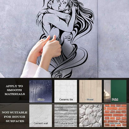 Wall Stickers Paster Paper Love Woman Man Passion Can Modify And Add Information