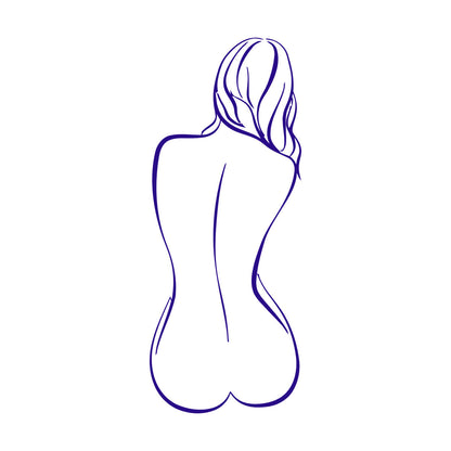 Lettering Decals Naked Woman Back Adult Ation Bedroom Tattoo Culture