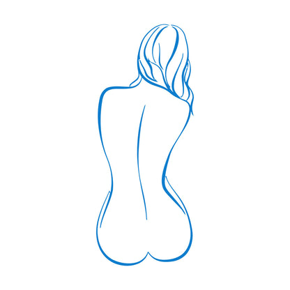 Lettering Decals Naked Woman Back Adult Ation Bedroom Tattoo Culture