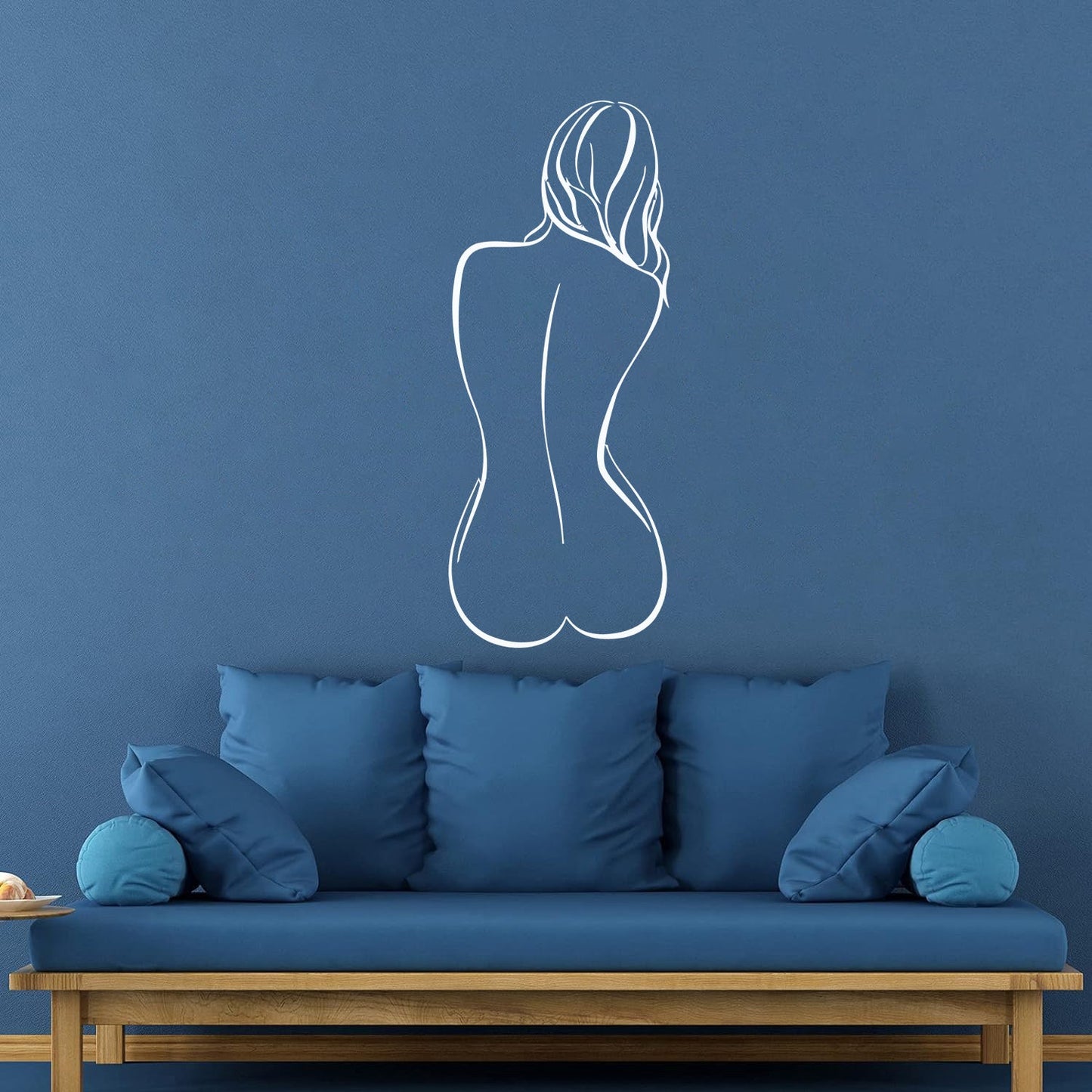 Lettering Decals Naked Woman Back Adult Ation Bedroom Tattoo Culture