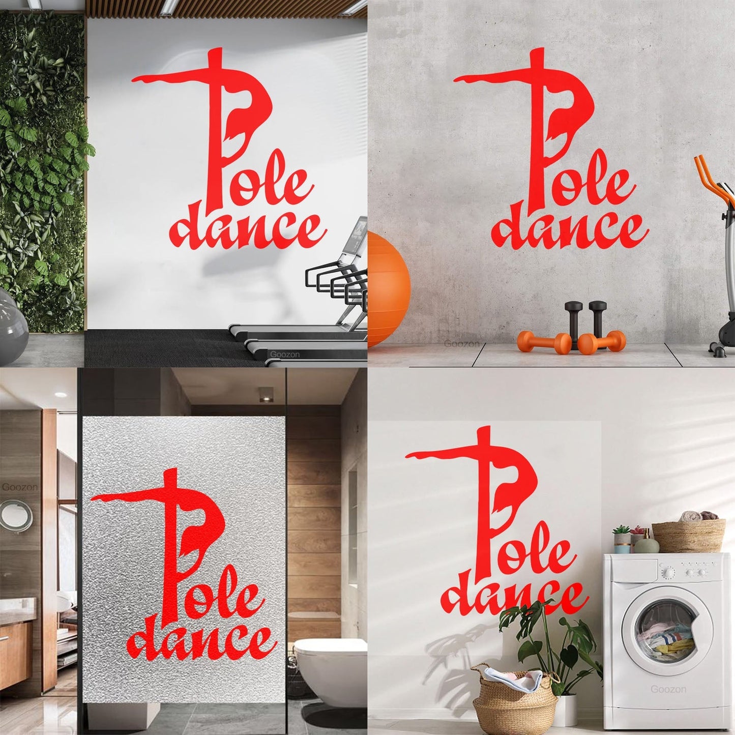 Wall Stickers Paster Paper Pole Dance Striptease Adult Waterproof