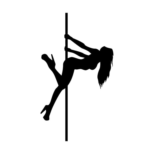 Wall Vinyl Sticker Decor Pole Dance Striptease Night Club Hot Appeal Girl It Won'T Fall Off