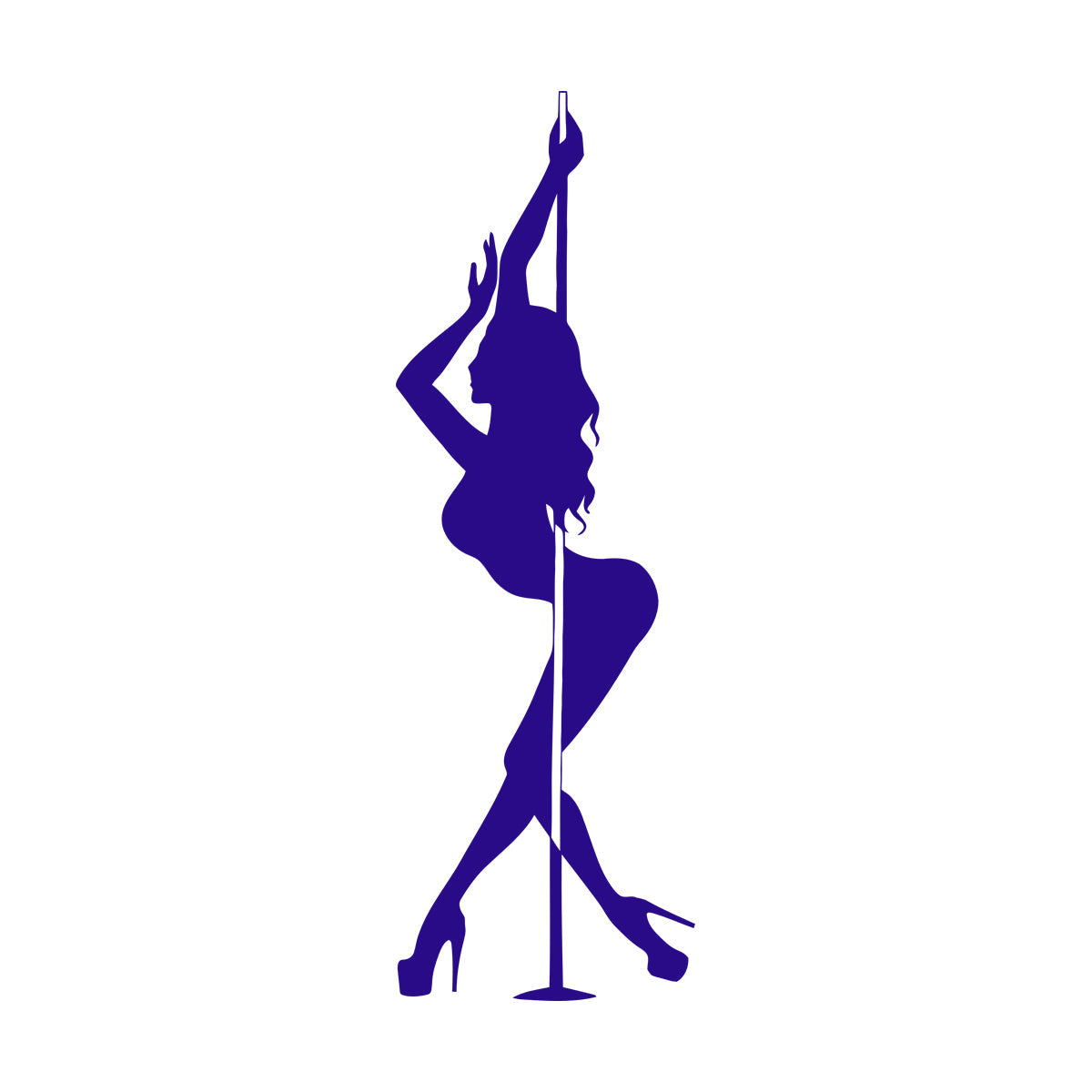 Wall Stickers Pole Dance Striptease Stripper Appeal Hot Girl Can Modify And Add Information