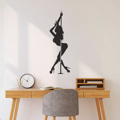 Wall Stickers Pole Dance Striptease Stripper Appeal Hot Girl Can Modify And Add Information