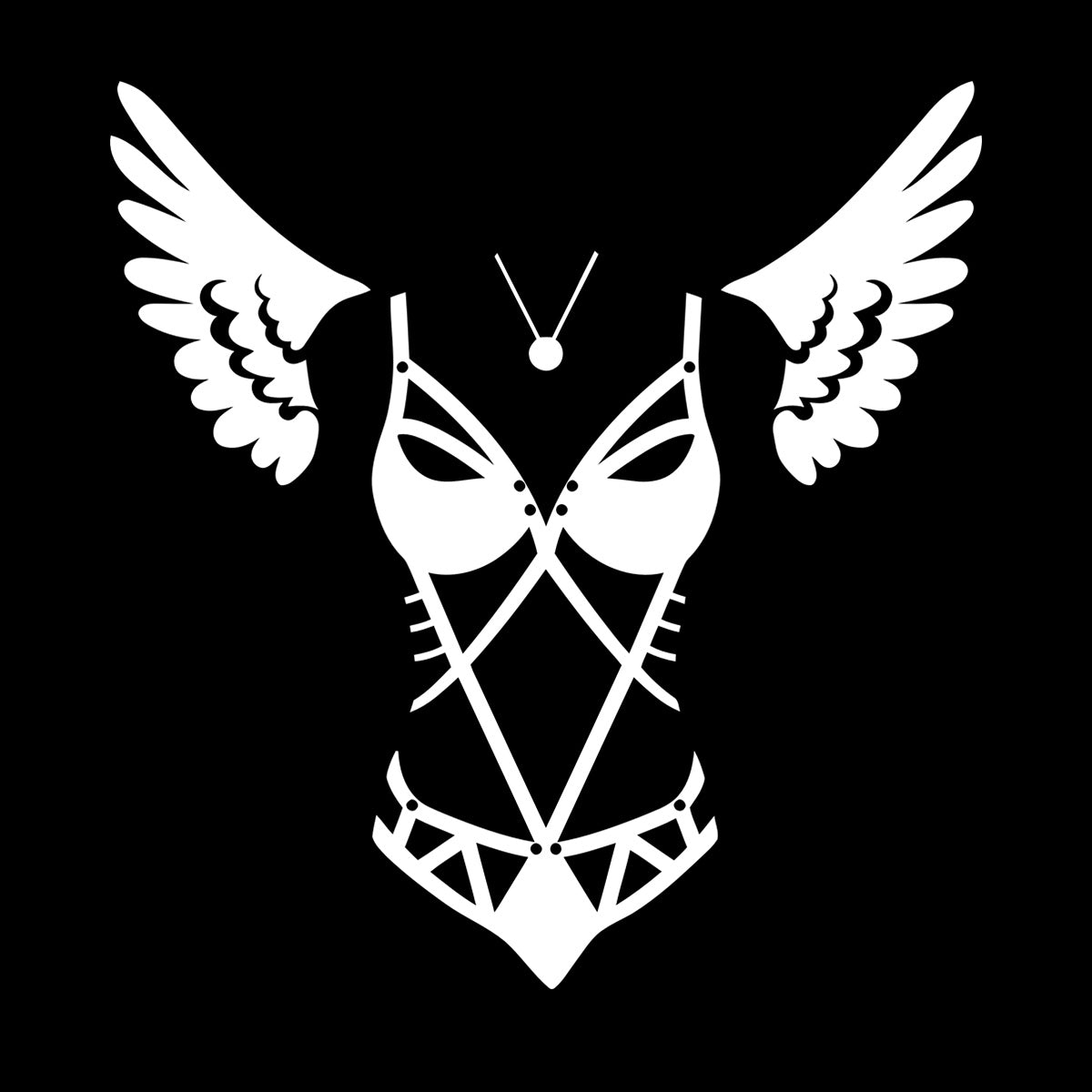 Engraving Stickers Lingerie Adult Shop Appeal Costume Wings Swimsuit Car Body Decoration