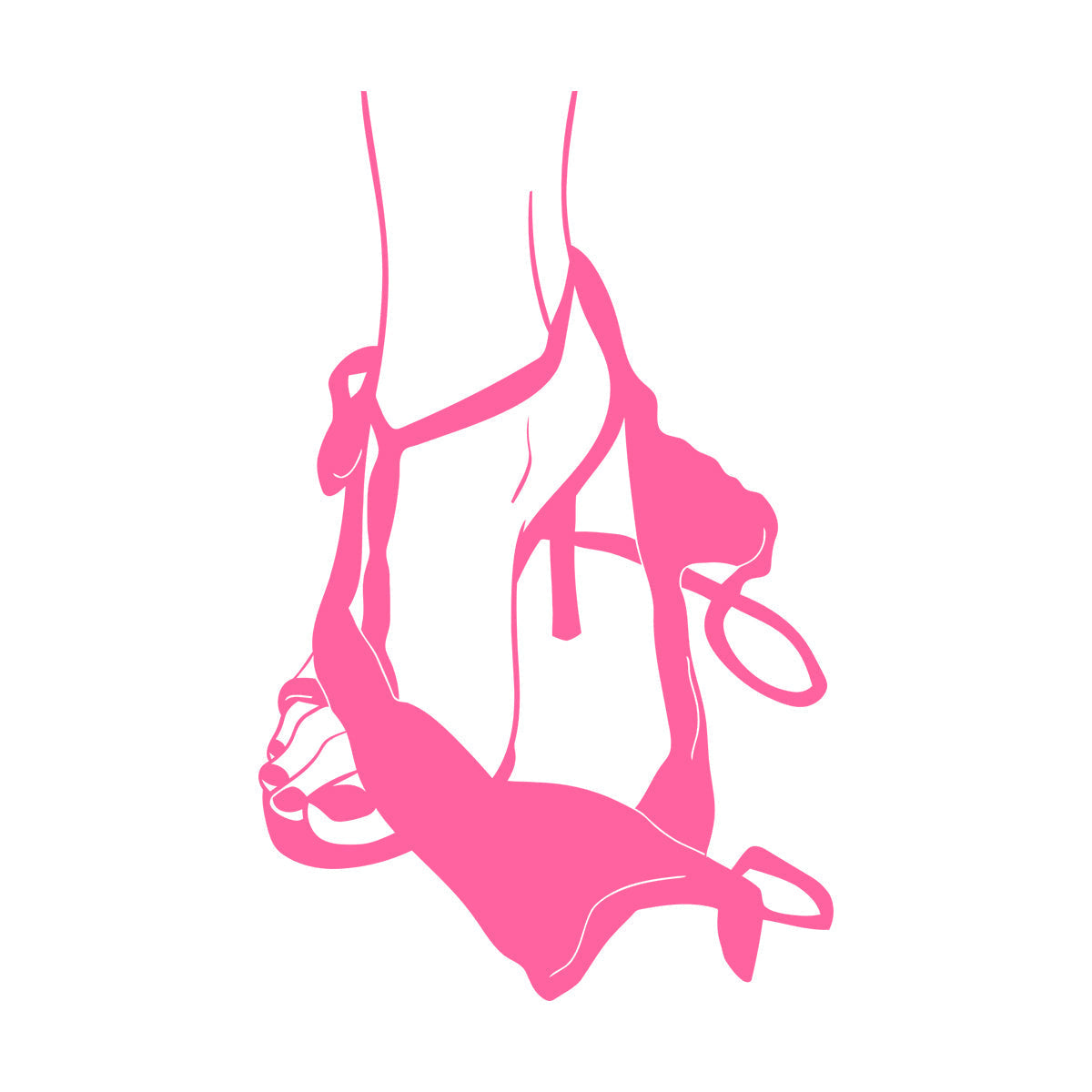 Wall Decals Appeal Erotic Bad Girl Leg Panties Adult Self Adhesive