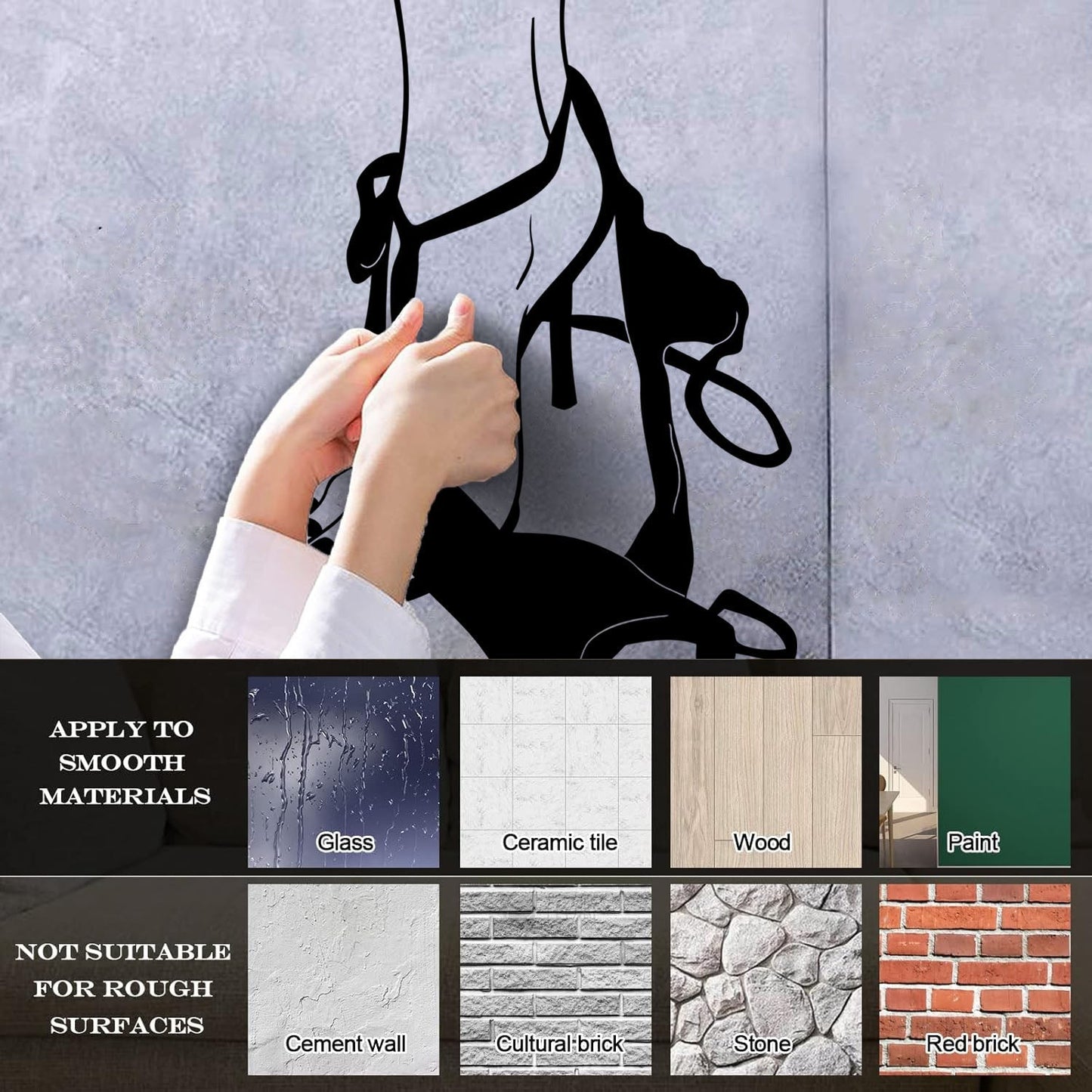 Wall Decals Appeal Erotic Bad Girl Leg Panties Adult Self Adhesive