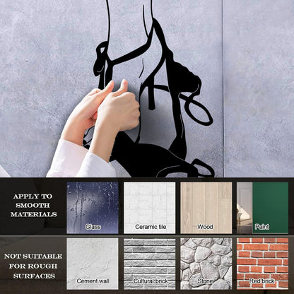 Wall Decals Appeal Erotic Bad Girl Leg Panties Adult Self Adhesive