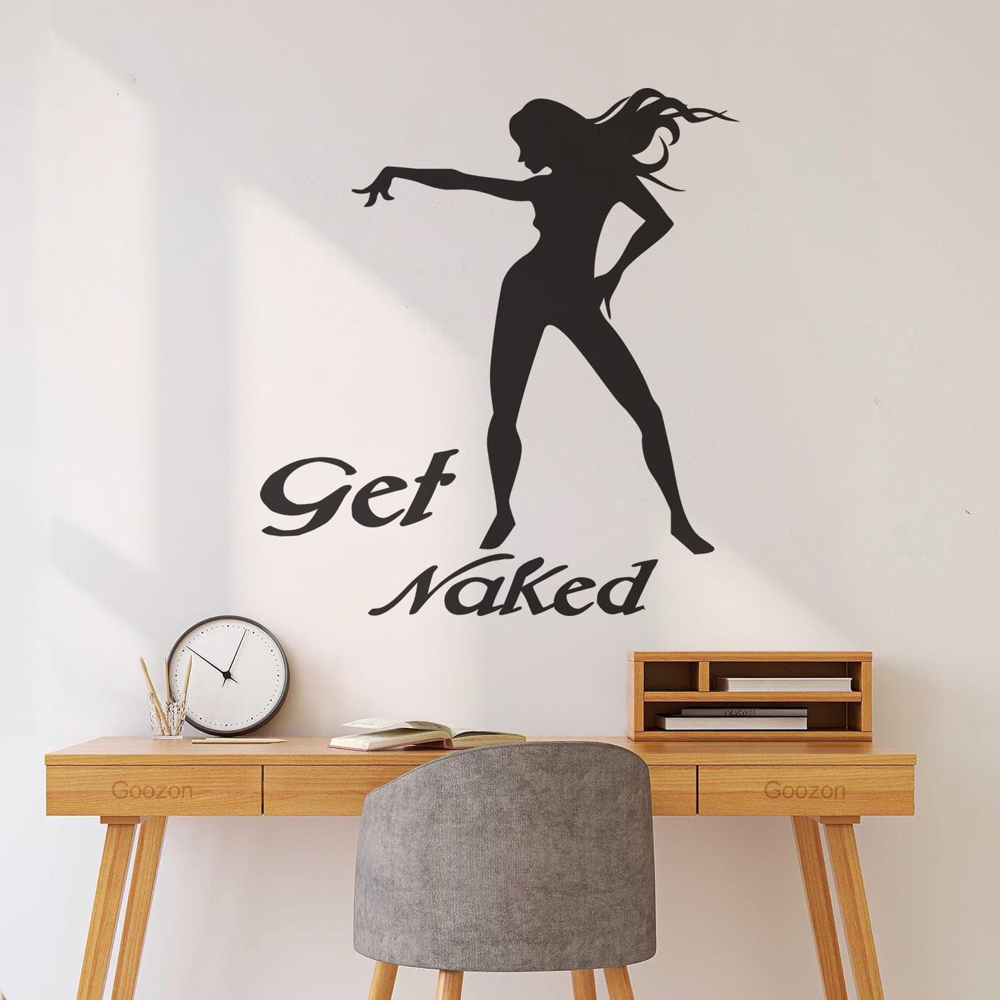 Vinyl Wall Decals Appeal Get Girl Silhouette Striptease Do Not Damage The Wall Surface