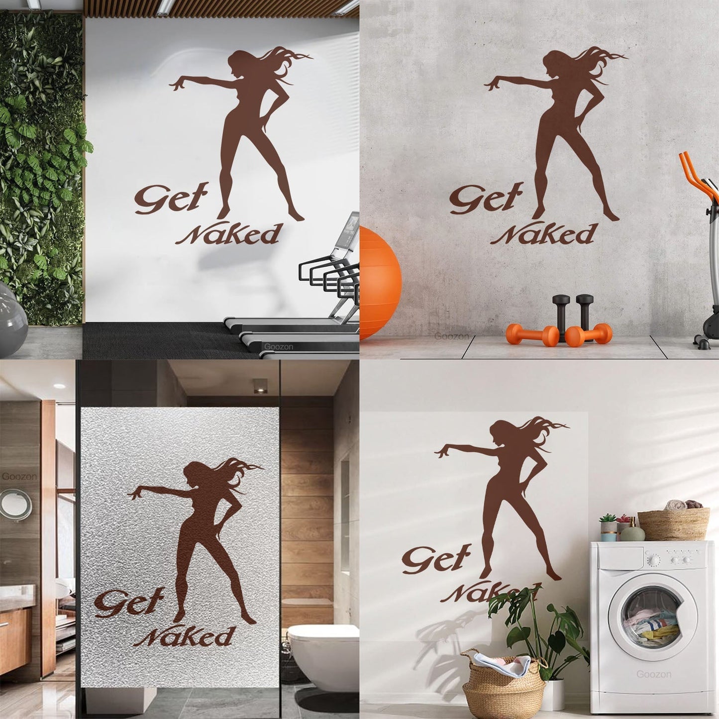 Vinyl Wall Decals Appeal Get Girl Silhouette Striptease Do Not Damage The Wall Surface