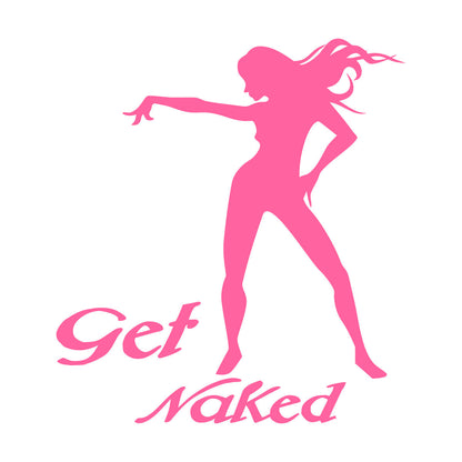Vinyl Wall Decals Appeal Get Girl Silhouette Striptease Do Not Damage The Wall Surface
