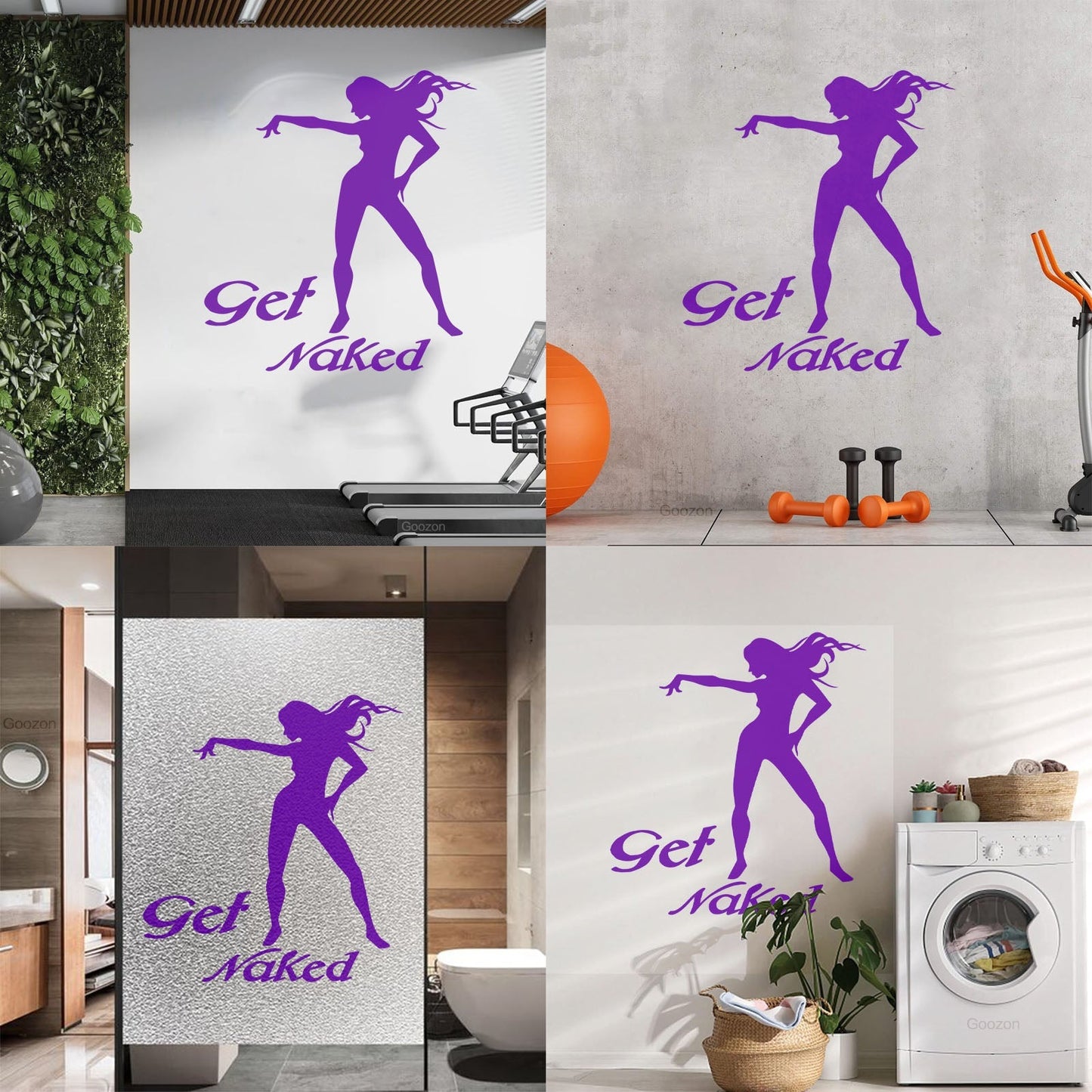 Vinyl Wall Decals Appeal Get Girl Silhouette Striptease Do Not Damage The Wall Surface