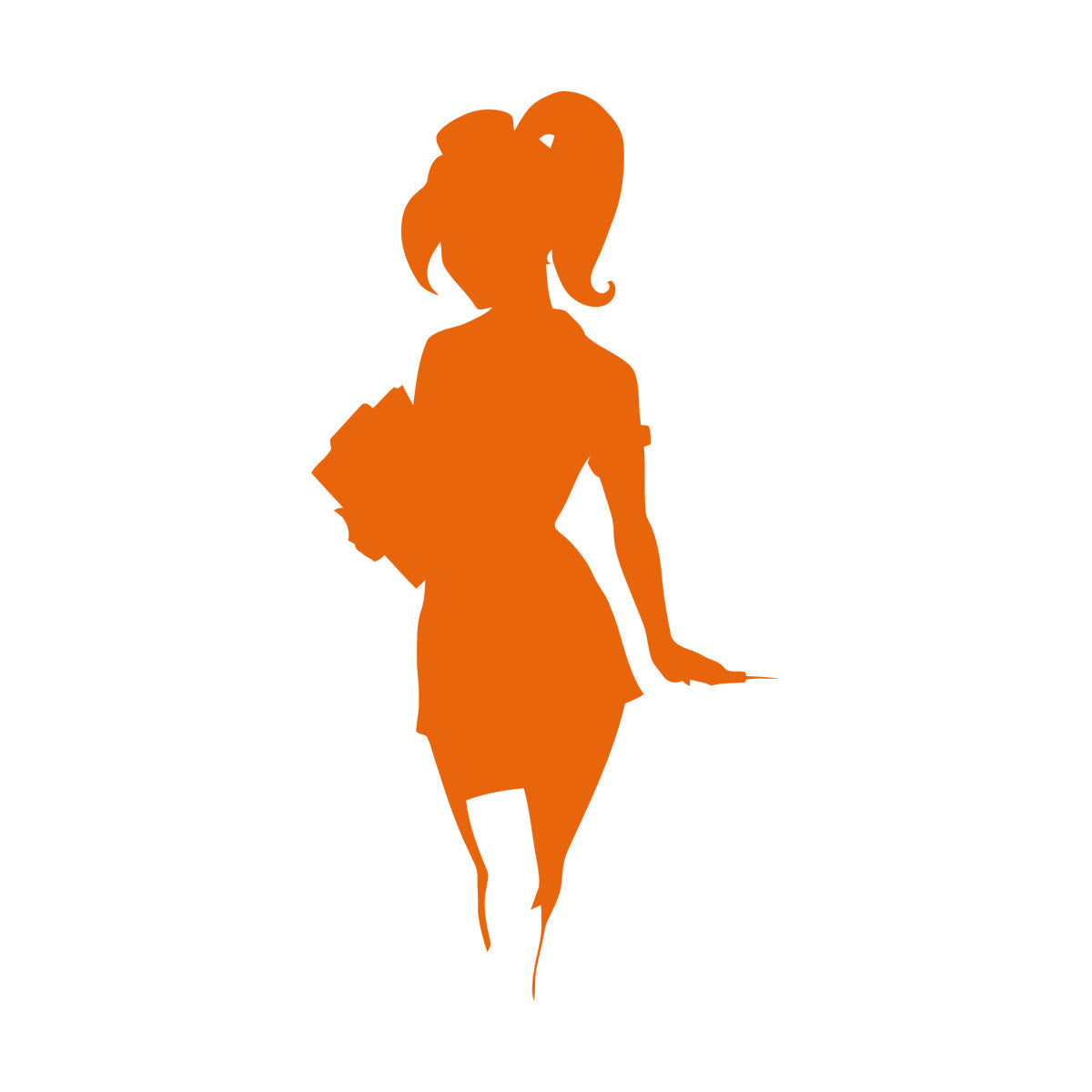 Wall Stickers Paster Paper Appeal Girl Female Silhouette Nurse Anime Easy Installation