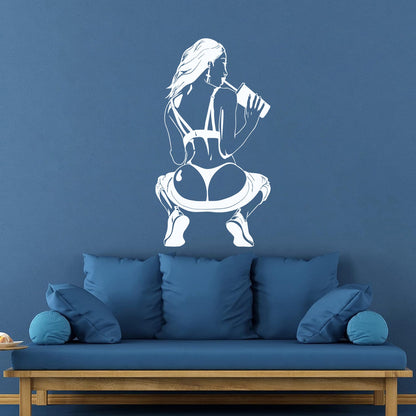 Lettering Stickers Appeal Hot Young Girl Swag Cocktail Teenager Car Body Decoration