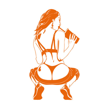 Lettering Stickers Appeal Hot Young Girl Swag Cocktail Teenager Car Body Decoration