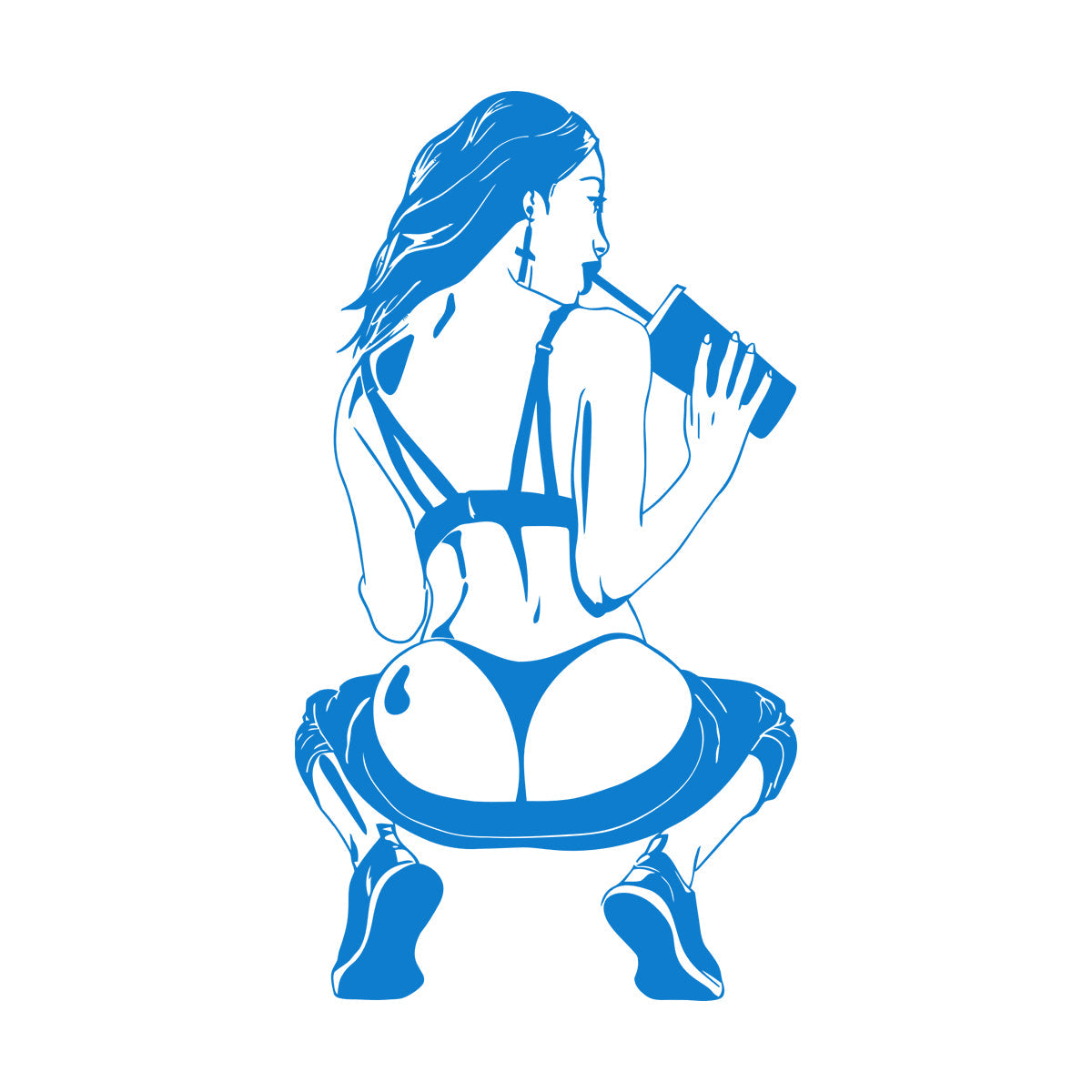 Lettering Stickers Appeal Hot Young Girl Swag Cocktail Teenager Car Body Decoration