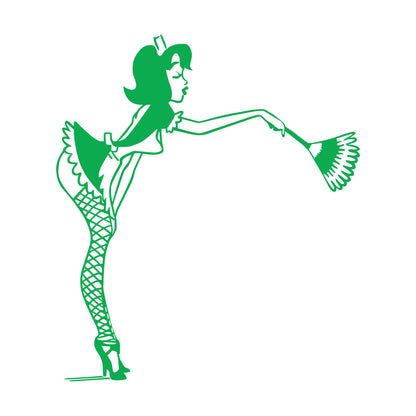 Wall Decals Appeal Maid Shops Ation Adult Pin Up Style Store Decoration