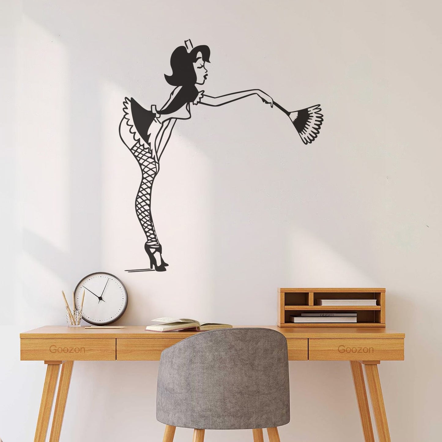 Wall Decals Appeal Maid Shops Ation Adult Pin Up Style Store Decoration