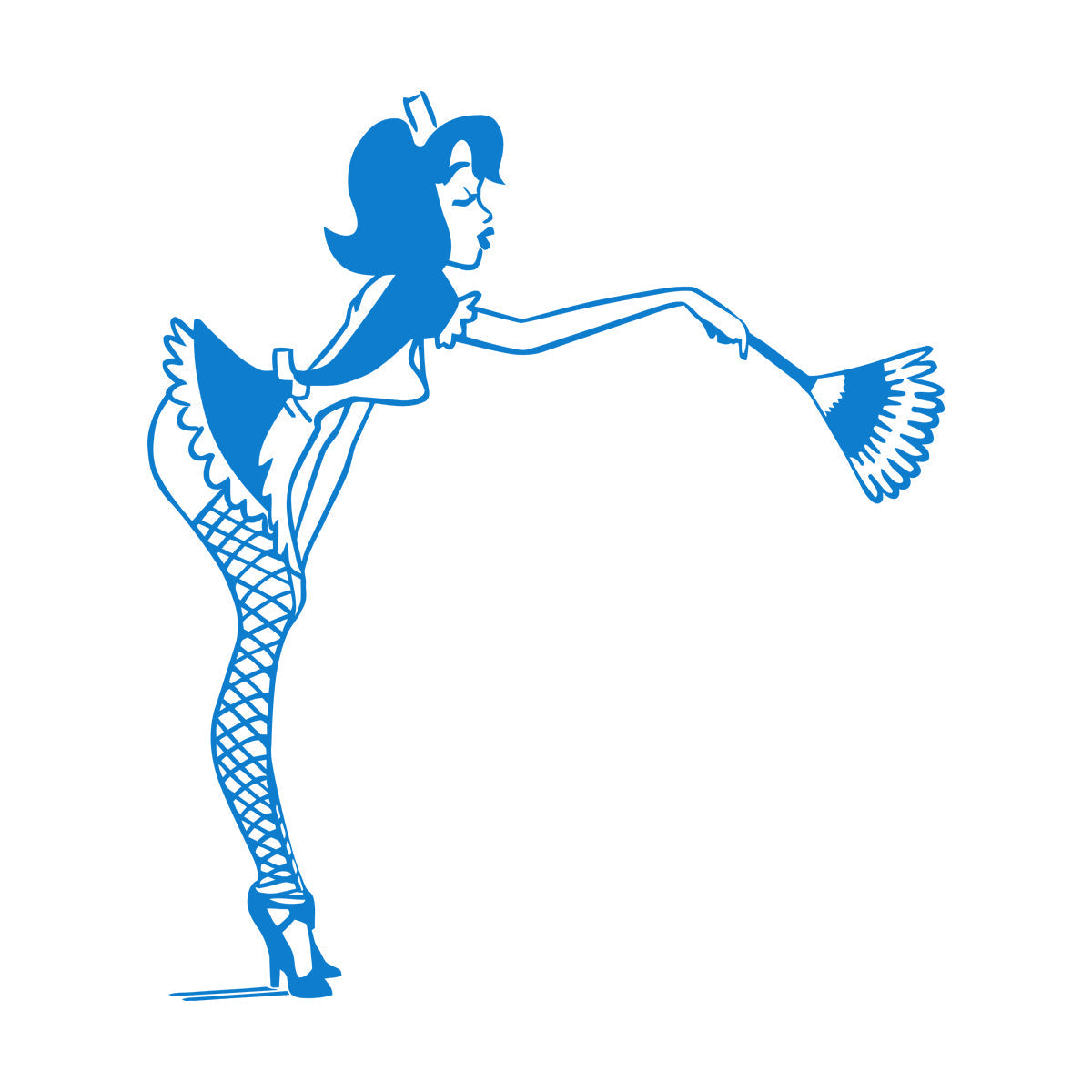 Wall Decals Appeal Maid Shops Ation Adult Pin Up Style Store Decoration