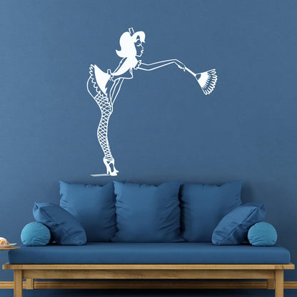 Wall Decals Appeal Maid Shops Ation Adult Pin Up Style Store Decoration
