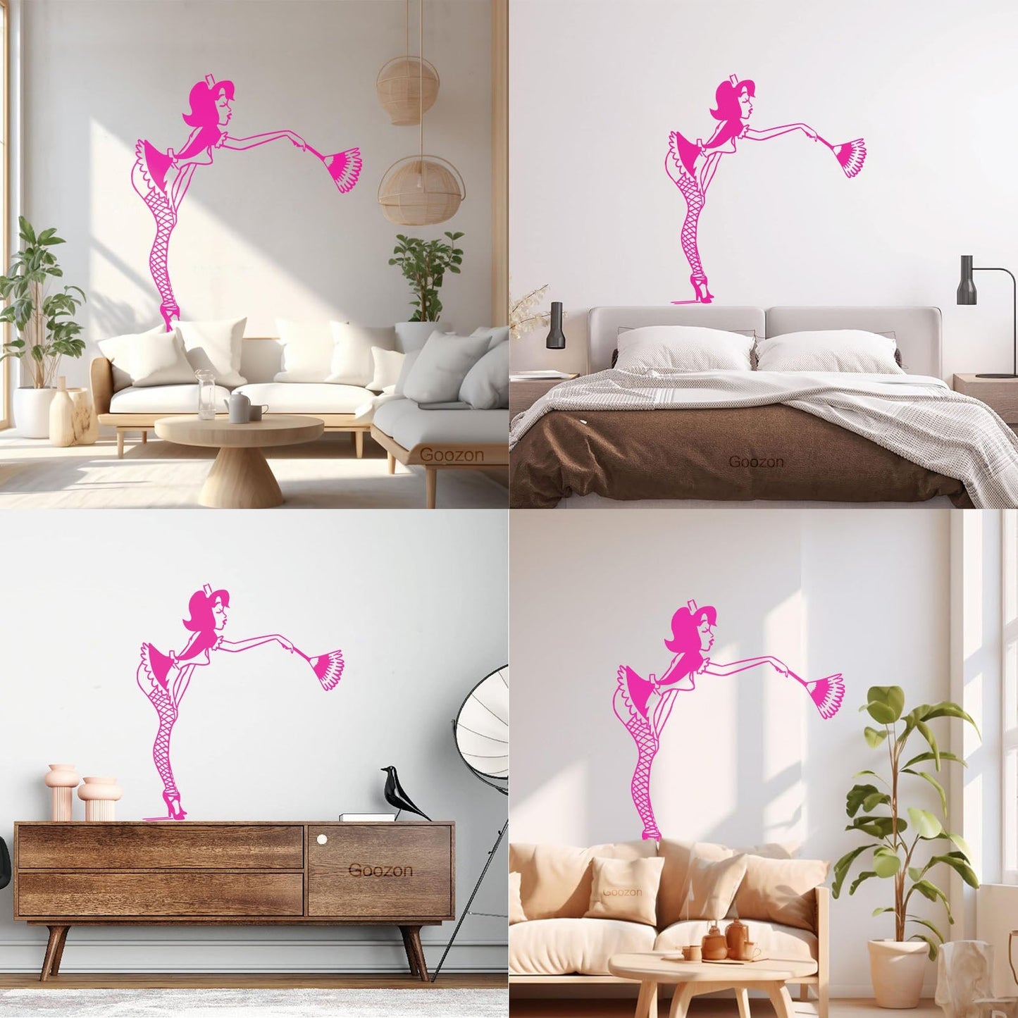 Wall Decals Appeal Maid Shops Ation Adult Pin Up Style Store Decoration