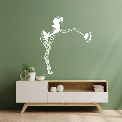 Wall Decals Appeal Maid Shops Ation Adult Pin Up Style Store Decoration