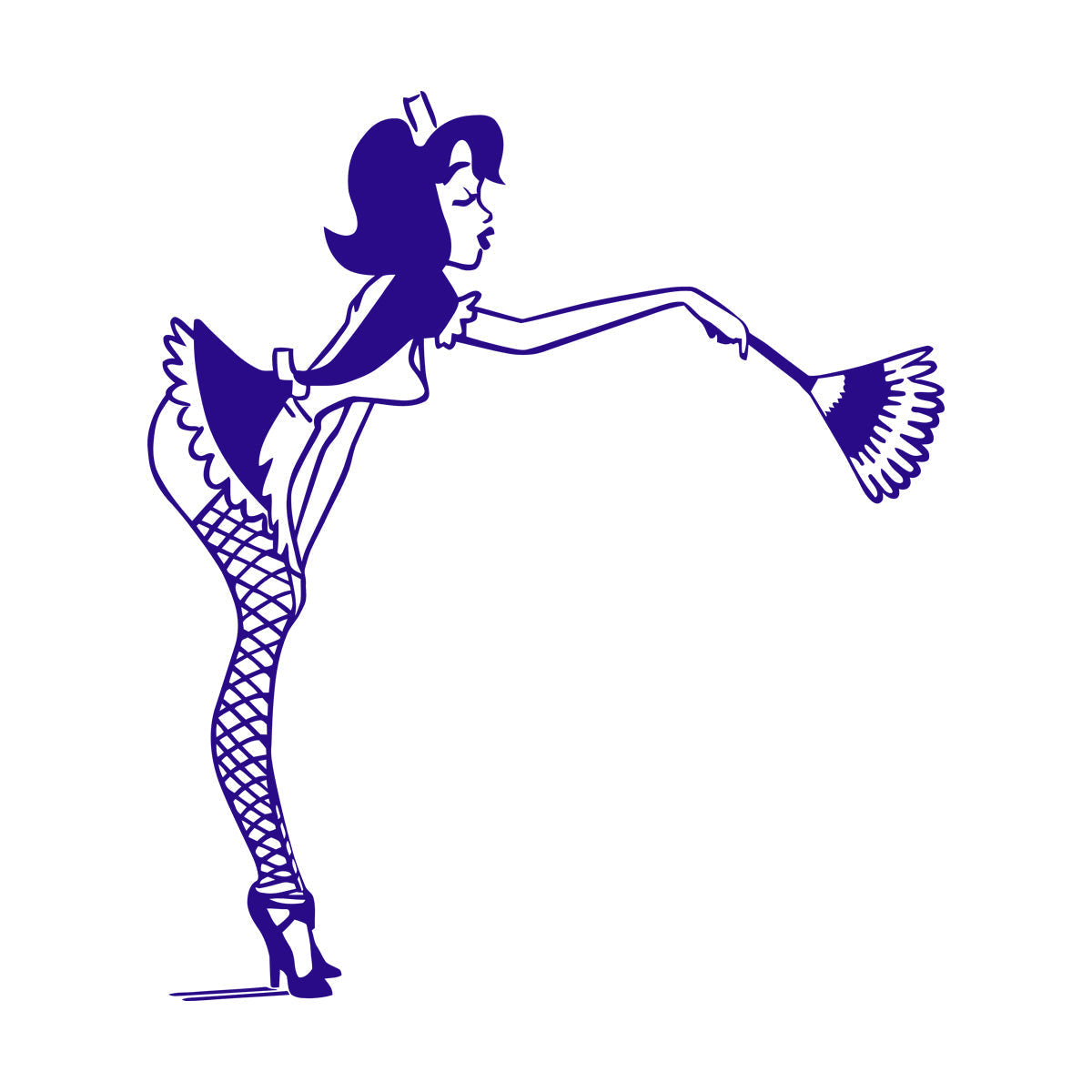 Wall Decals Appeal Maid Shops Ation Adult Pin Up Style Store Decoration