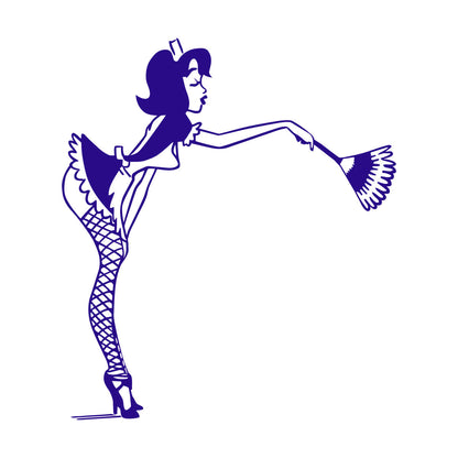 Wall Decals Appeal Maid Shops Ation Adult Pin Up Style Store Decoration