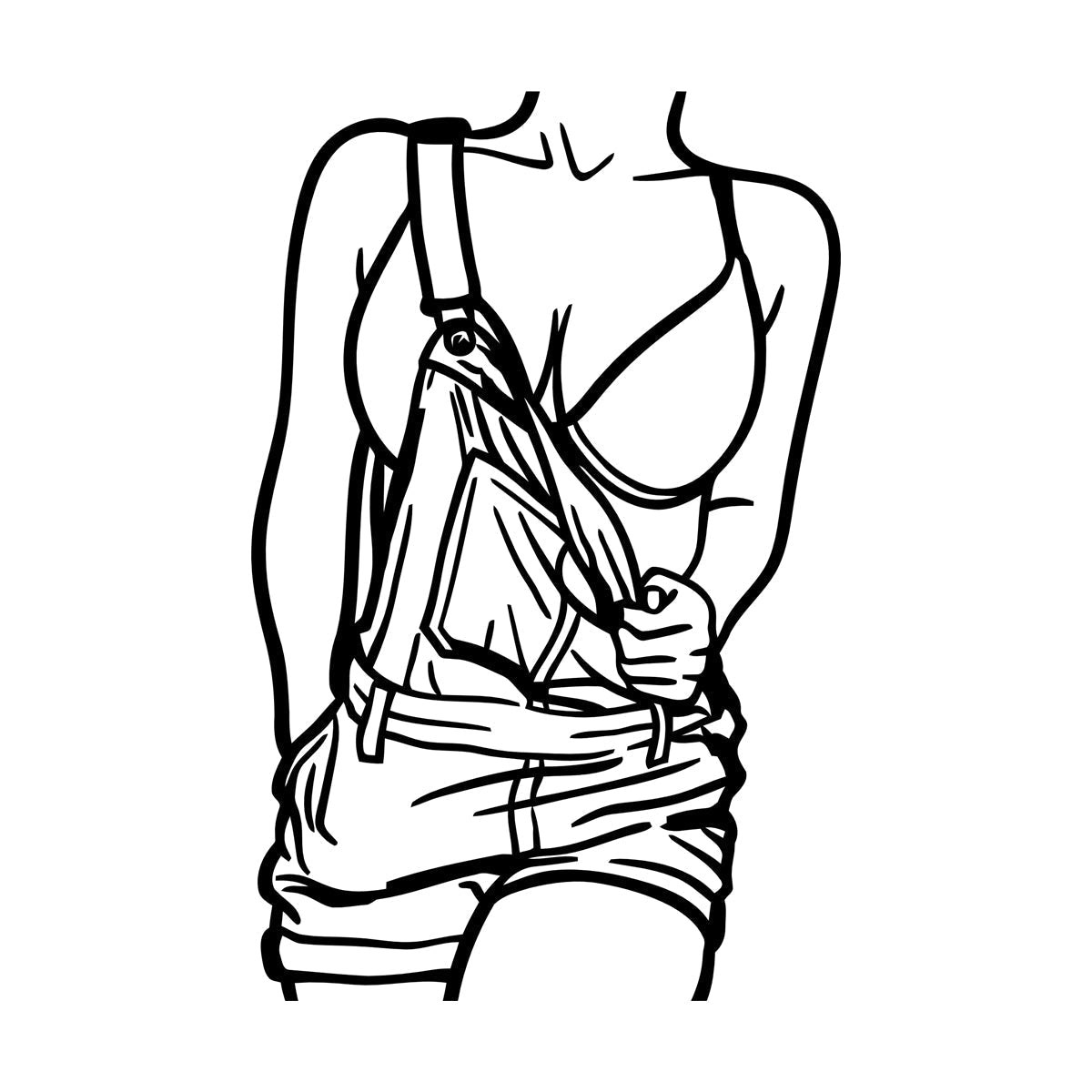 Vinyl Wall Decals Appeal Model Hot Girl Body Erotic Lingerie Tattoo Culture