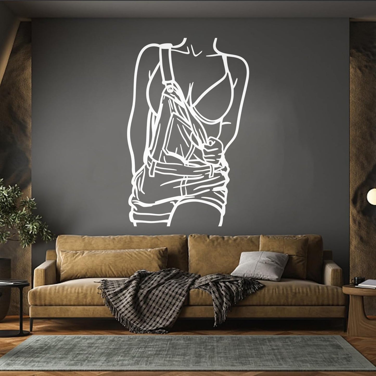 Vinyl Wall Decals Appeal Model Hot Girl Body Erotic Lingerie Tattoo Culture