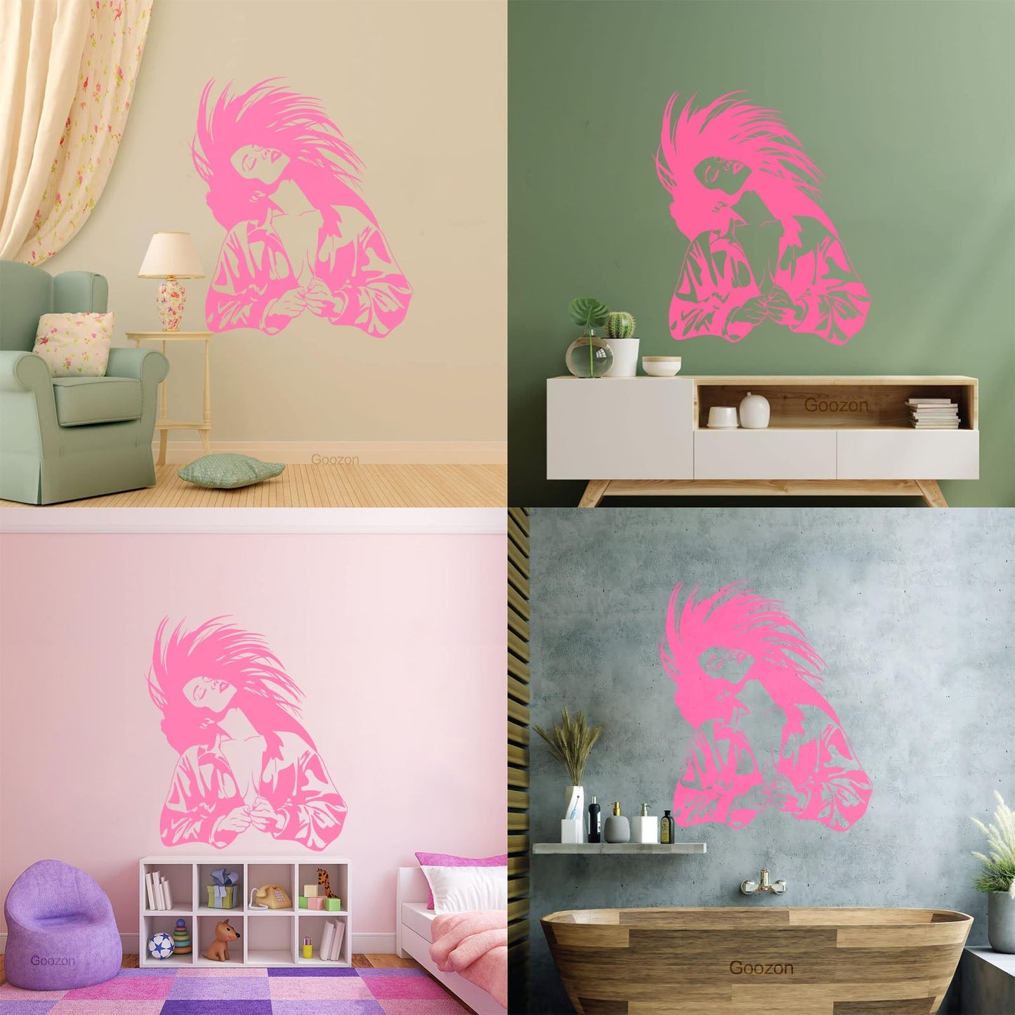 Wall Stickers Appeal Woman Adult Easy Installation
