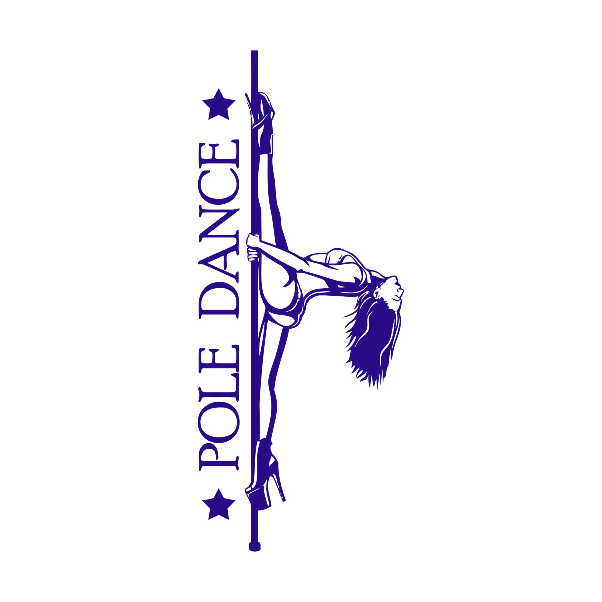 Engraving Stickers Pole Dance Appeal Woman Striptease Night Club Adult Waterproof