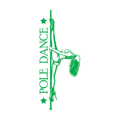 Engraving Stickers Pole Dance Appeal Woman Striptease Night Club Adult Waterproof