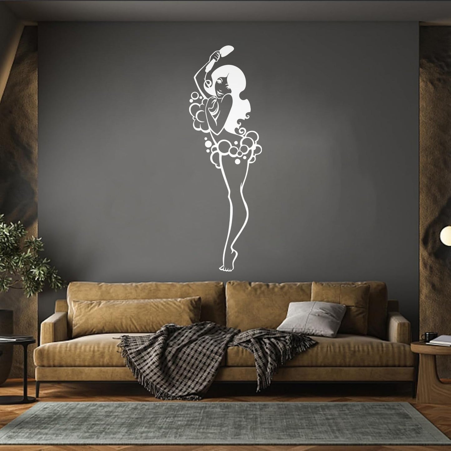 Wall Decals Pvc Shower Woman Personalized Customization