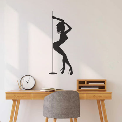 Engraving Decals Stripper Appeal Girl Strip Club Dance Glass Stickers