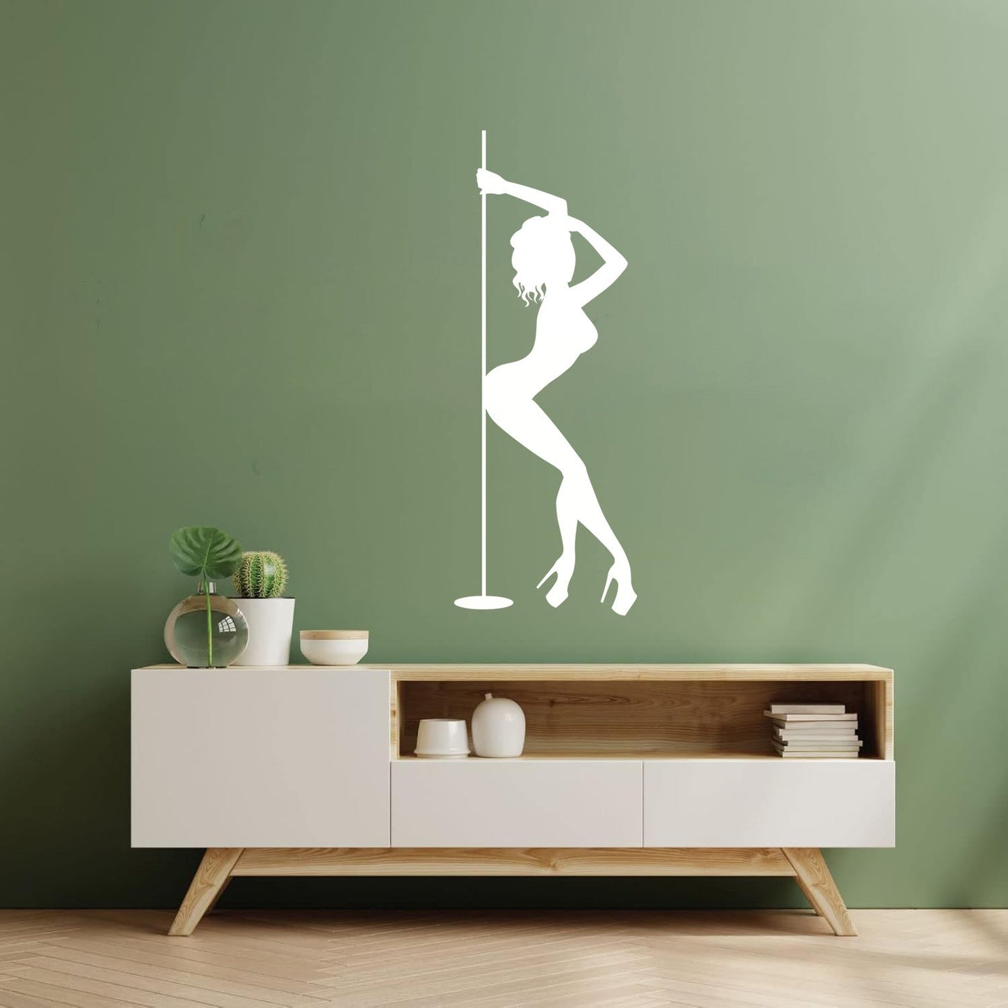 Engraving Decals Stripper Appeal Girl Strip Club Dance Glass Stickers