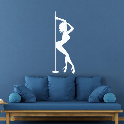 Engraving Decals Stripper Appeal Girl Strip Club Dance Glass Stickers