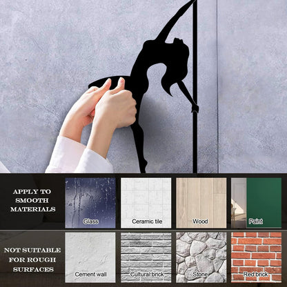 Mural And Wall Vinyl Decal Stripper Appeal Girl Striptease Dance Store Decoration