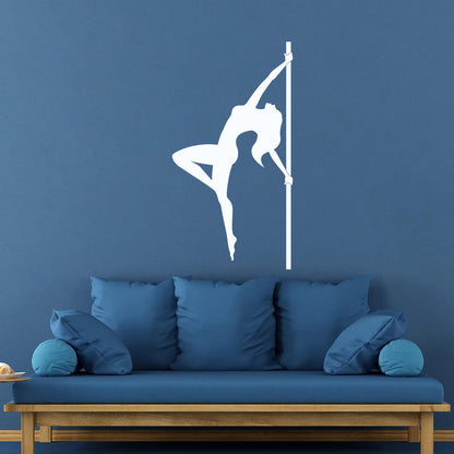 Mural And Wall Vinyl Decal Stripper Appeal Girl Striptease Dance Store Decoration