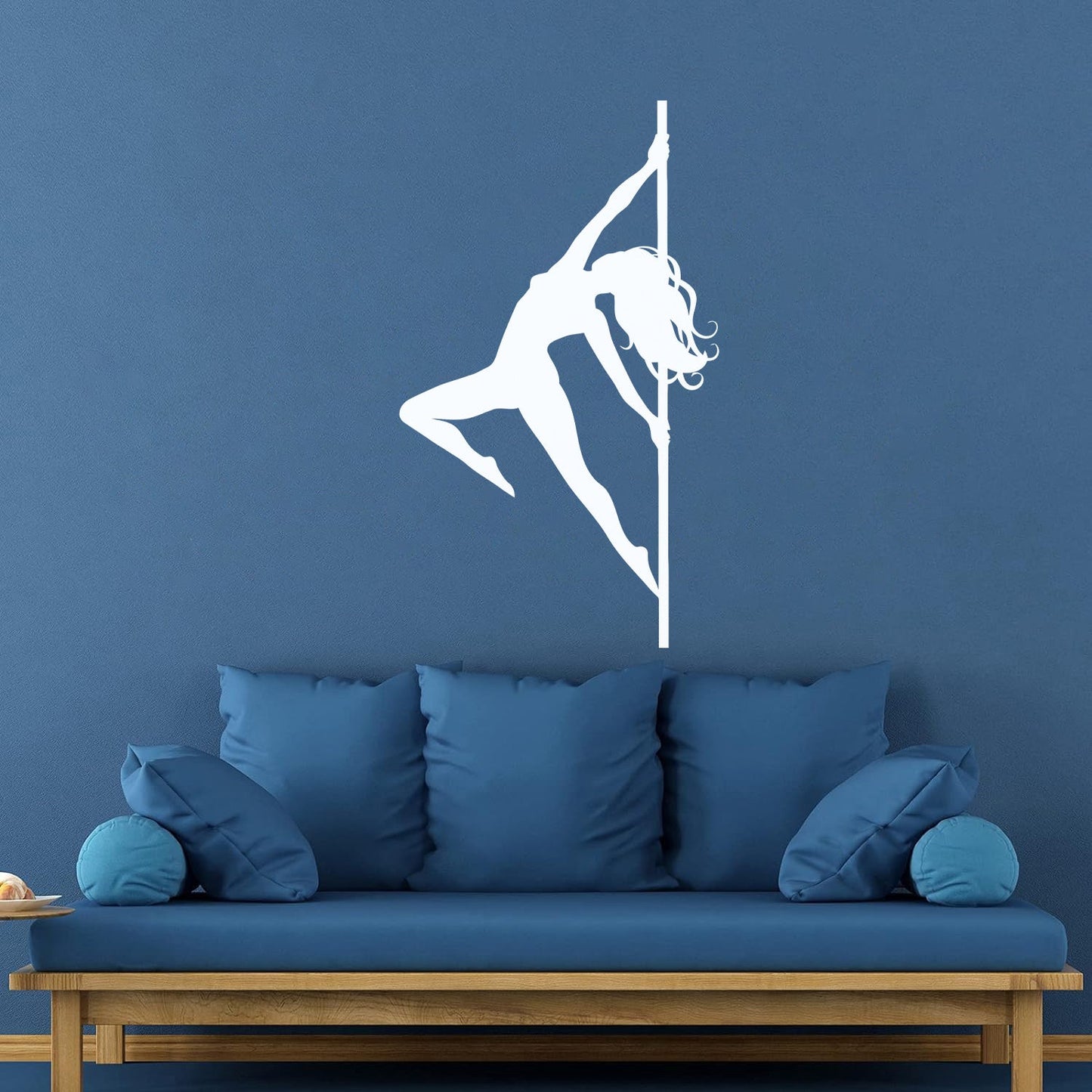 Fine Carving Stickers Stripper Striptease Dancer Girl Pole Dance Self Adhesive