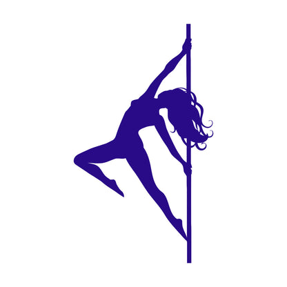 Fine Carving Stickers Stripper Striptease Dancer Girl Pole Dance Self Adhesive