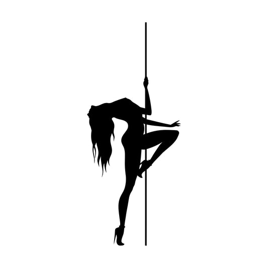 Wall Stickers Stripper Striptease Pole Dance Woman Do Not Damage The Wall Surface