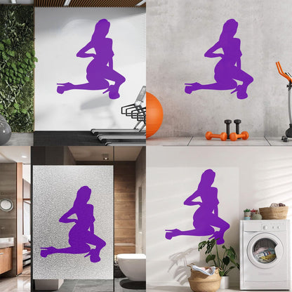 Engraving Stickers Striptease Hot Appeal Girl Stripper Easy Installation