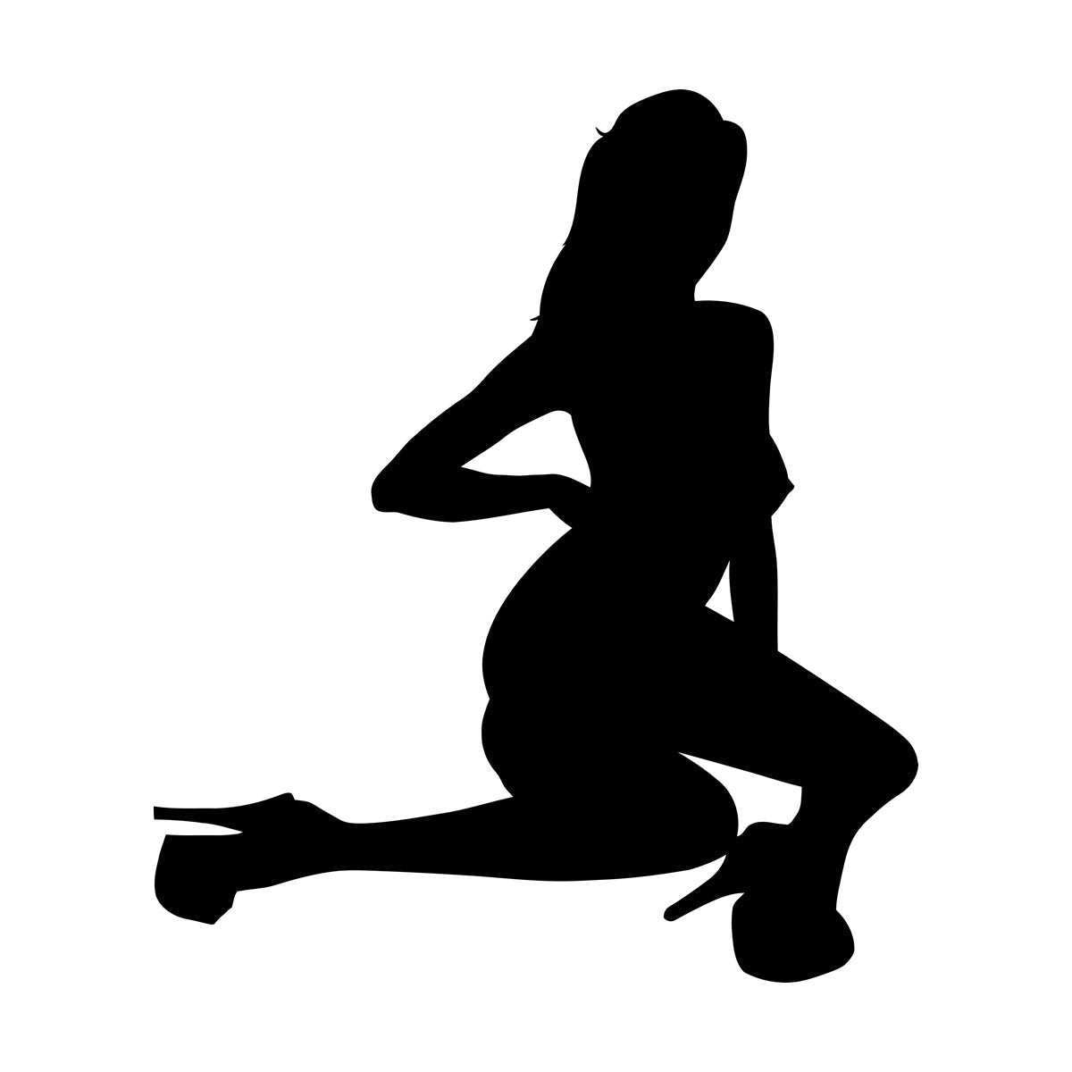 Engraving Stickers Striptease Hot Appeal Girl Stripper Easy Installation